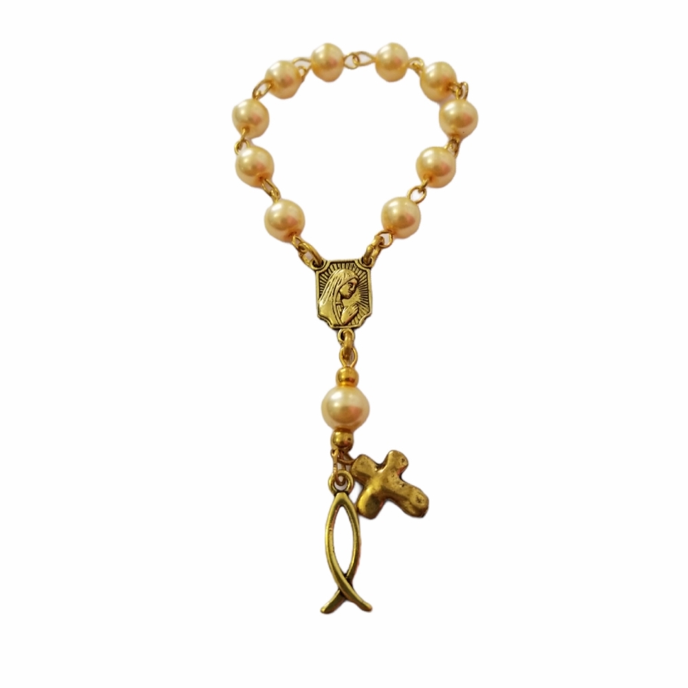Brand New Mini Holy Rosary Unisex